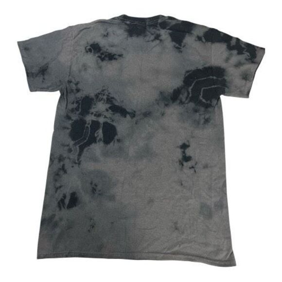 Justice League Men T-Shirt Medium Gray Tie Dye Justice League Shield Logo Cotton - Picture 3 of 6